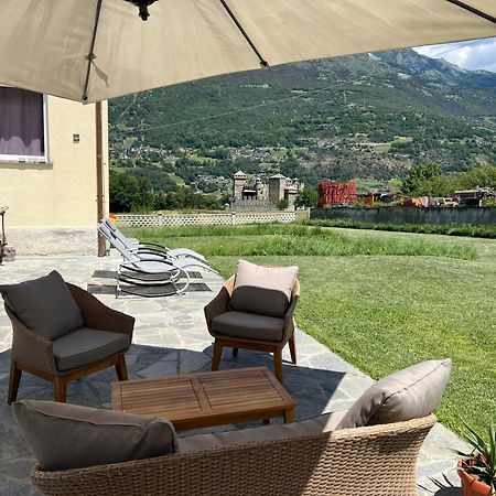 Ferienwohnung La Rose Du Prevot Fénis Exterior foto